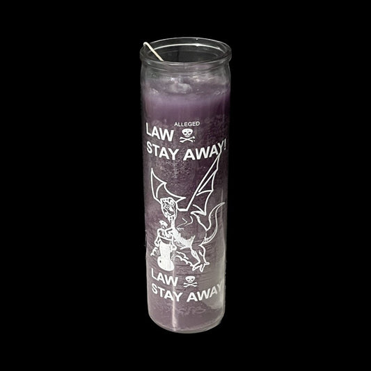 Law Stay Away Fixed Candle