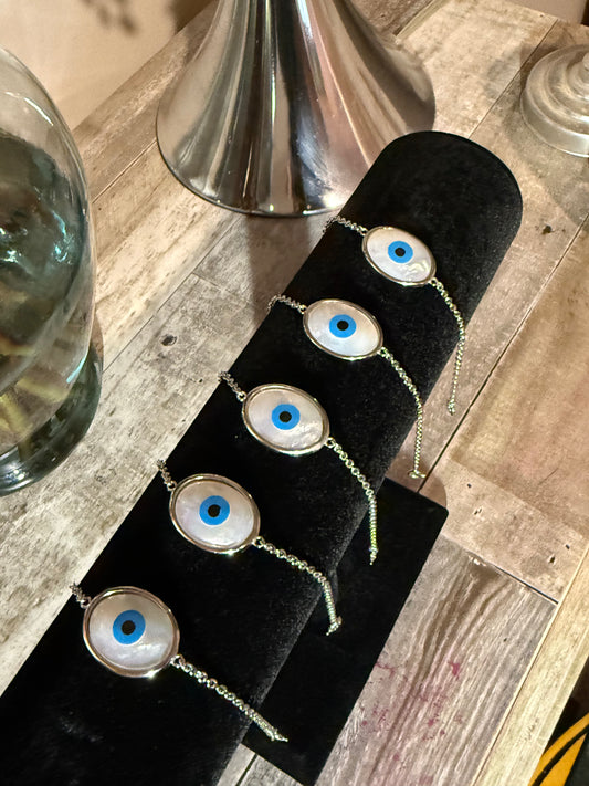 Mirrored Evil Eye Bracelet